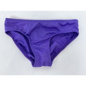 Lands’ End Girls Size 4 Solid Fiesta Purple Bikini Swim Bottoms